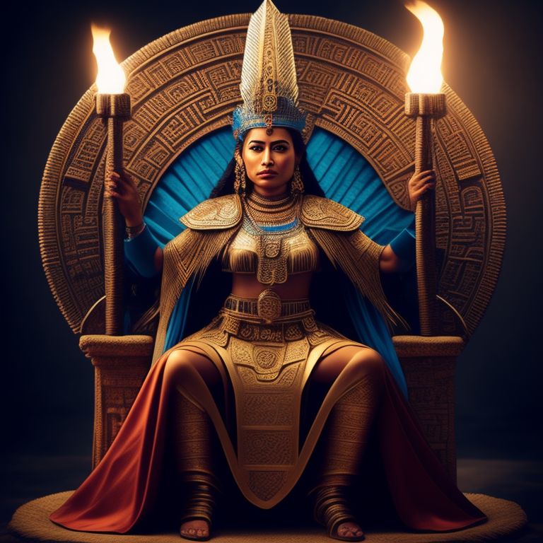 prettycobra884 Create a photorealistic image of a powerful Queen in a