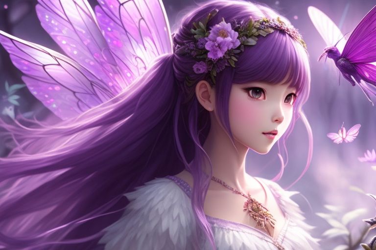 purple fairy wallpapers