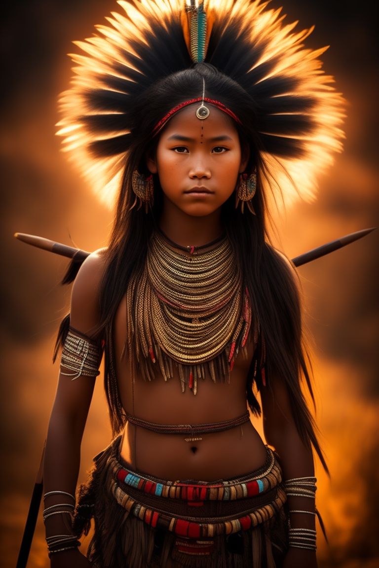 tribal warrior woman
