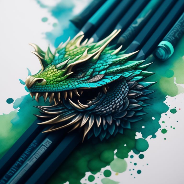 GhostSapper Green & blue Dragon being kind