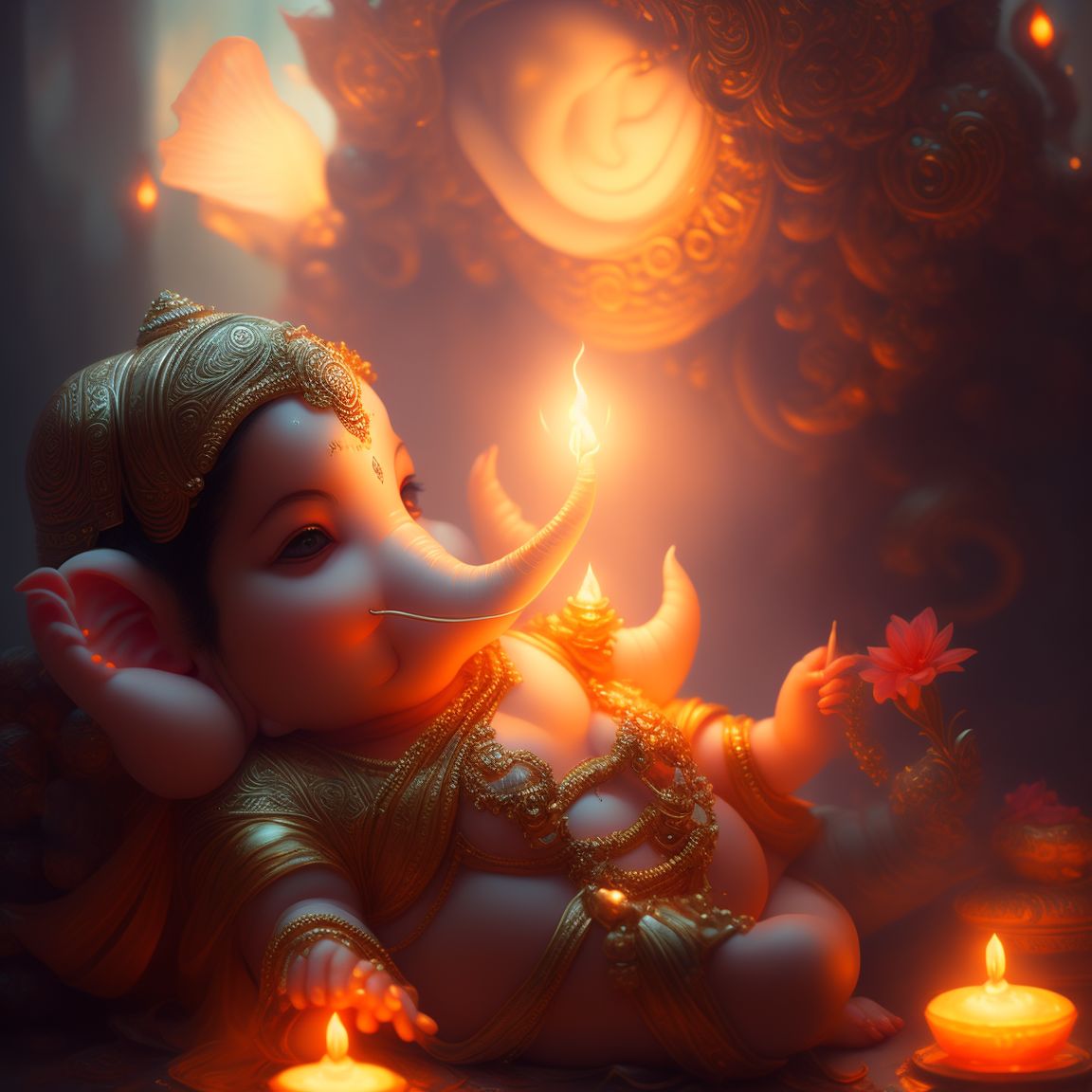 miserly-owl25: Baby Lord Ganesh