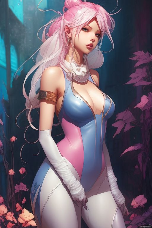 Game Overwatch Vampire Mercy Big Boobs Print Canvas Anime Sexy