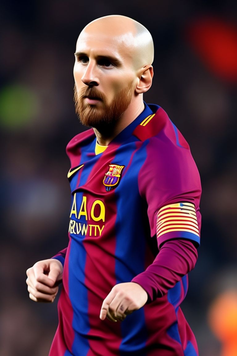 Messi bald 
