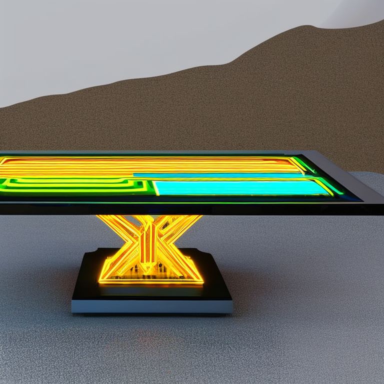 Brisk Eel S Retro Sci Fi Table