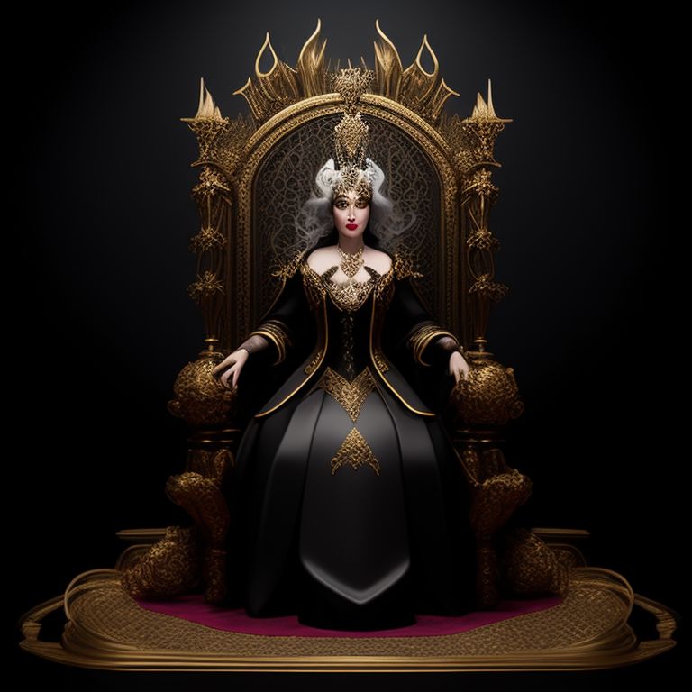 evil queen throne