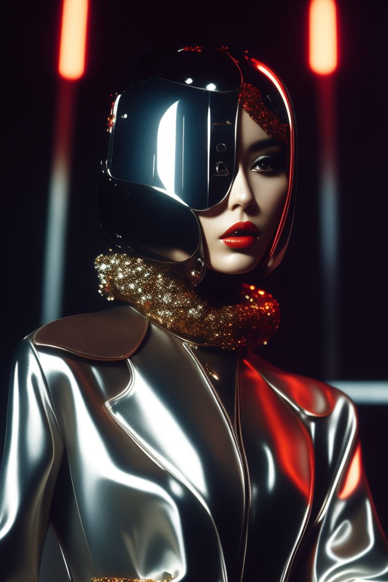 fashion magazine photoshoot, futuristic fashion, most beautiful