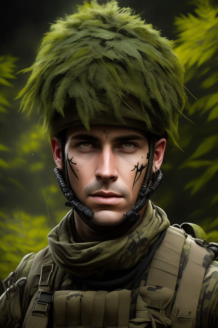 Camouflage Face Paint Suit CS Field Army Fans For Hunting Art