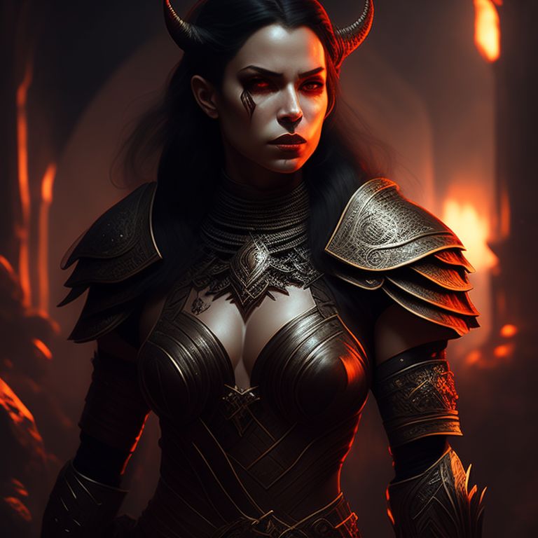 female demon hunter armor