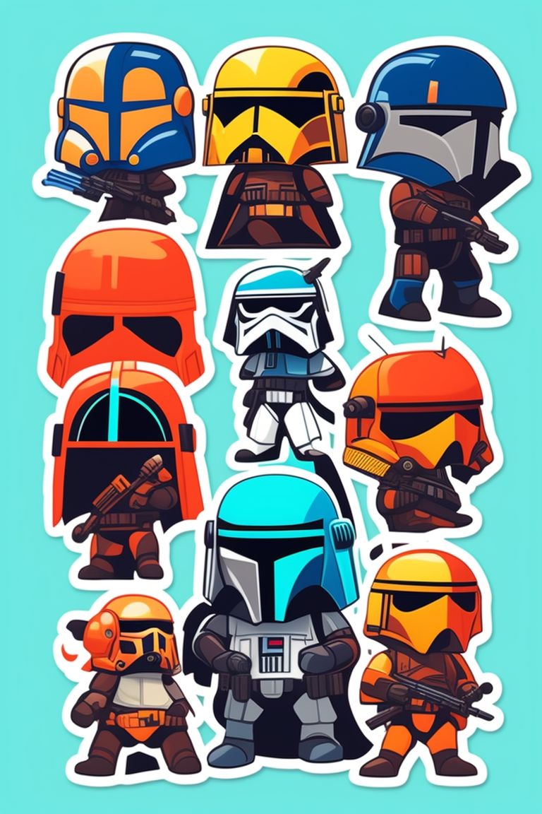 Cute Cartoon Star Wars