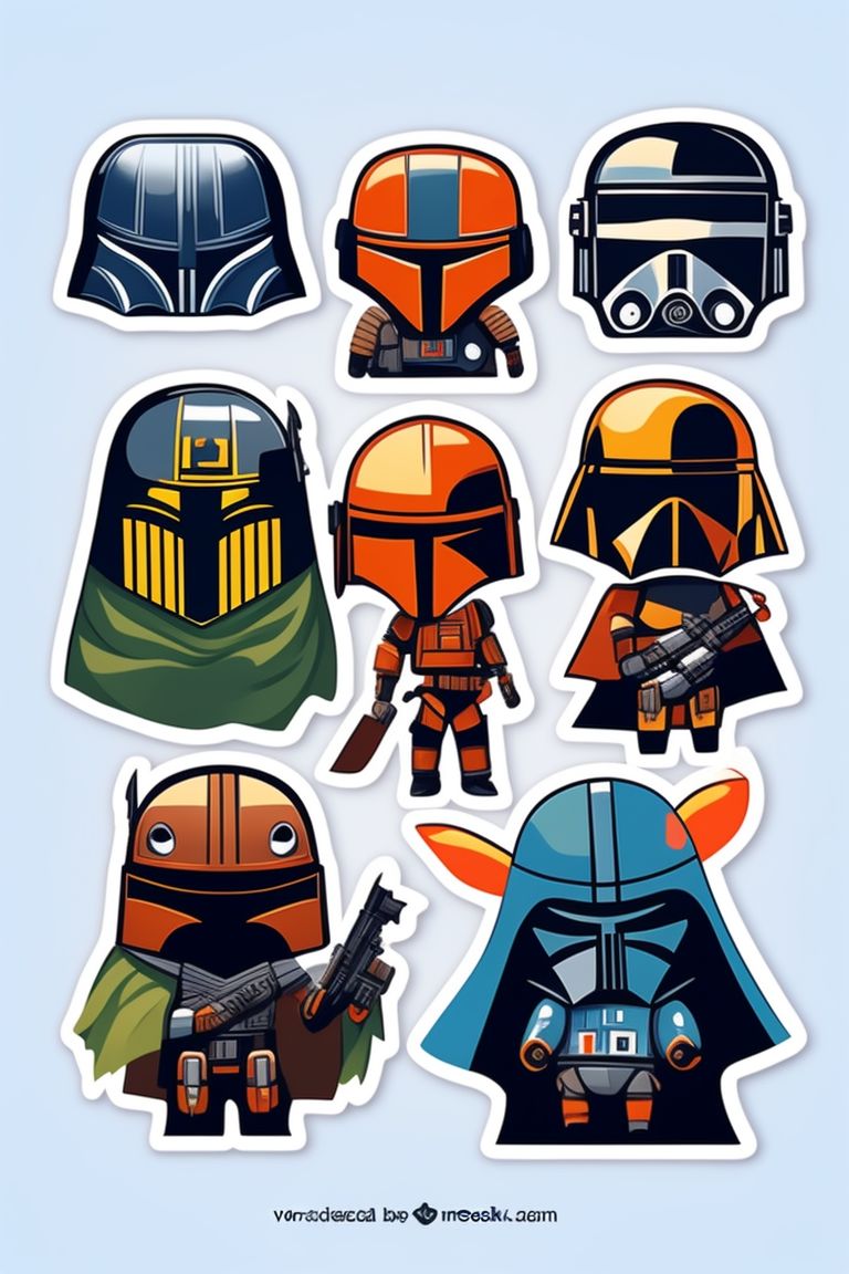 Star Wars Cartoon Characters Wallpaper