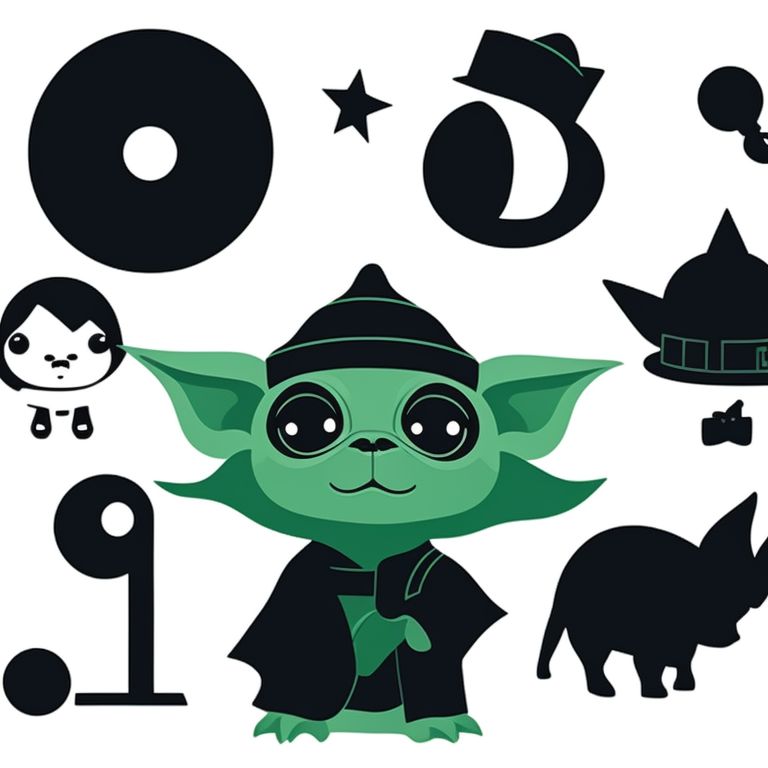 wiry-louse284: baby yoda only head clipart, layered, icons
