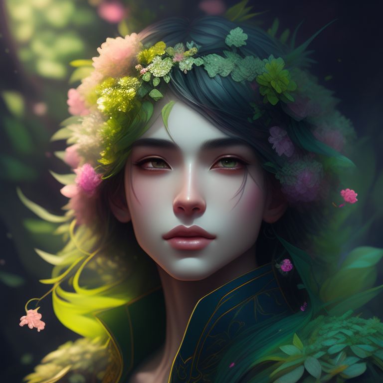 ArtStation - The Witch and The Flower