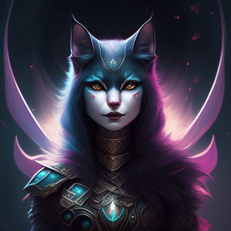 gloomy-weasel24: woman with cat features, ((tabaxi)), fantasy character ...