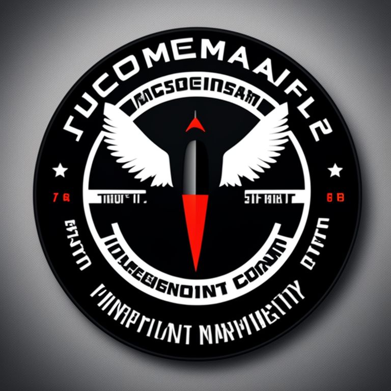 Ziiisqo: emblem logo of a unmanned drone, tactical military, aggressive ...