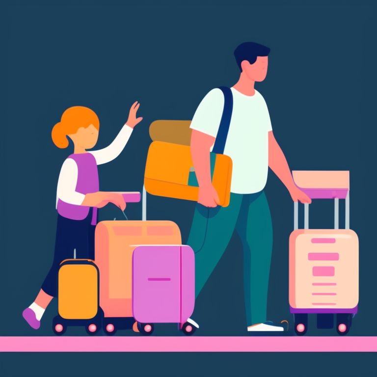 rosy-lark352-mom-and-5-year-old-daughter-on-suitcase-moving-from