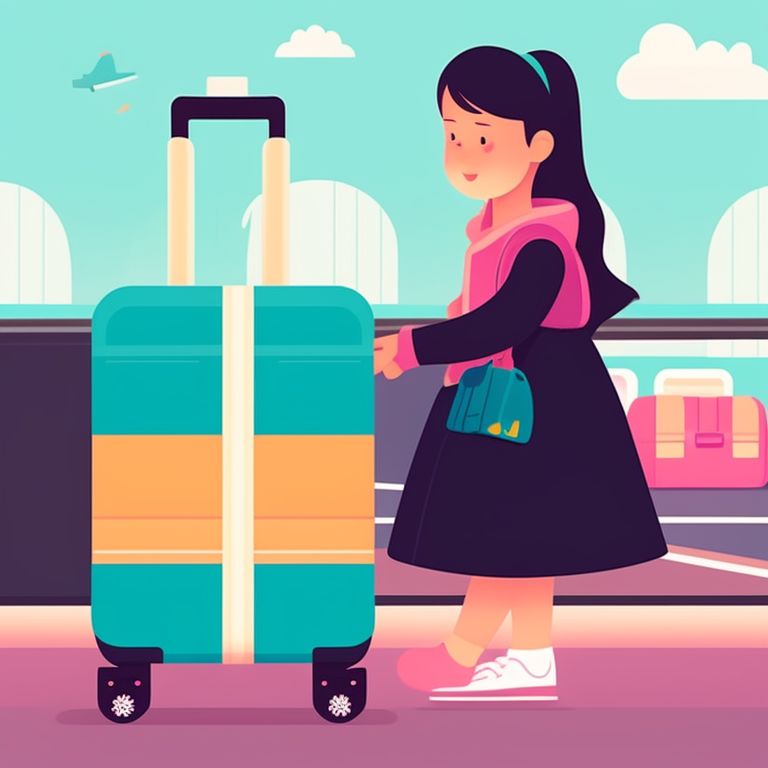 rosy-lark352-mom-and-5-year-old-daughter-seated-on-suitcase-moving