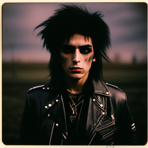 Punk Rocker Makeup