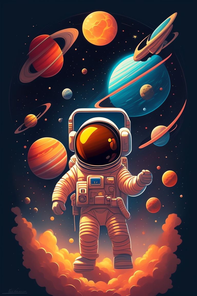 space cartoon