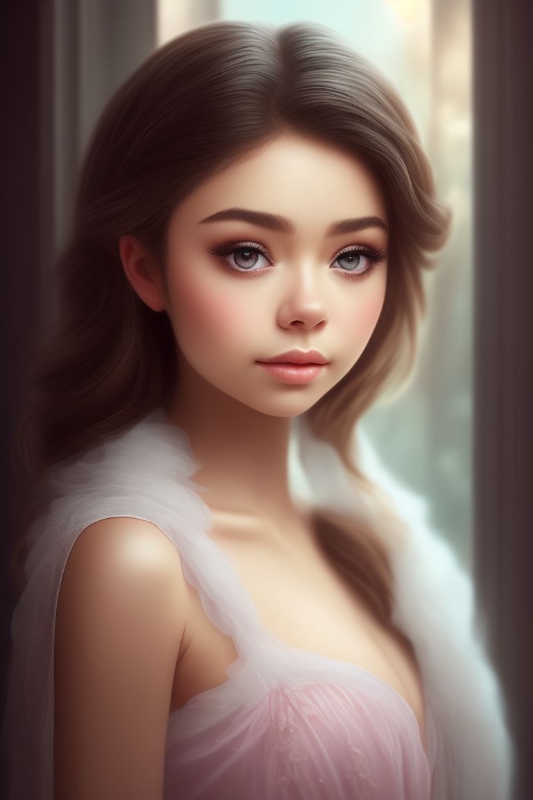 Beauty  Sarra art, Digital art girl, Digital portrait art