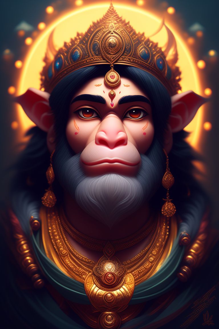 sandy-gazelle28: Cute lord hanuman