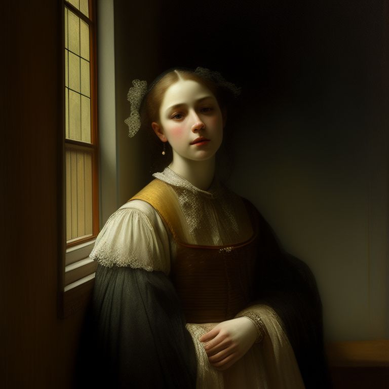 Rembrandt girl with on sale pearl