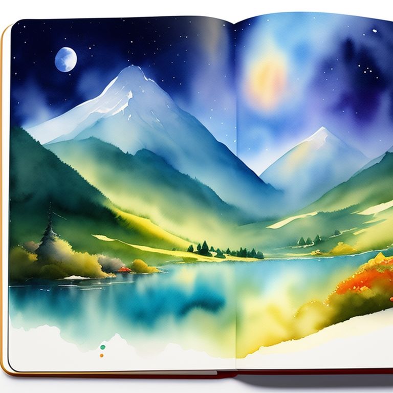 Quaint Scenery Watercolor Coloring Book