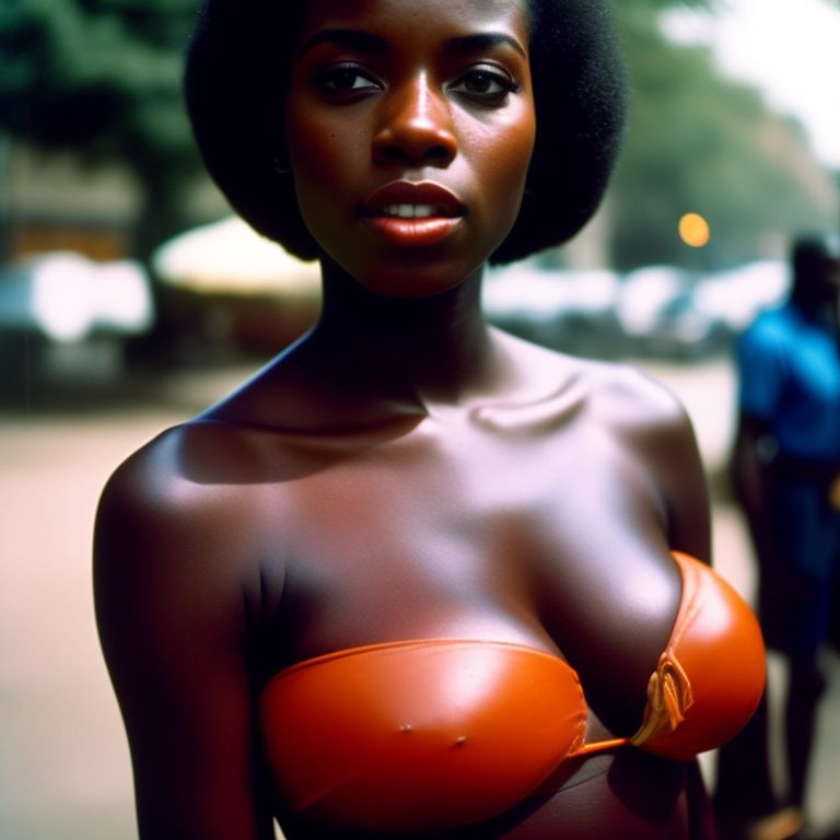 wee-owl170: ebony girl wearing wet shirt full buttoned up, big breast,  chest out