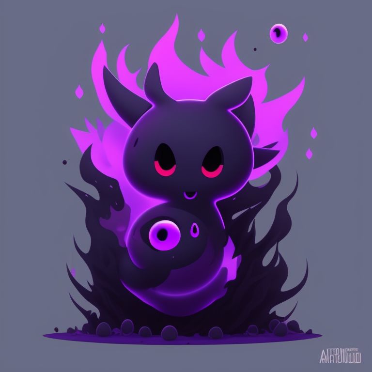 ArtStation - Ghost pokemon pattern