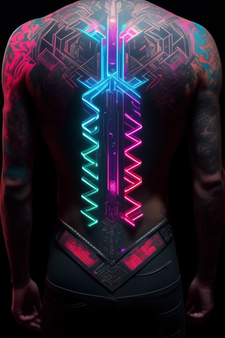 Ink Armor Tattoo Cover Up Sleeve - Full Leg (Neon Yellow)