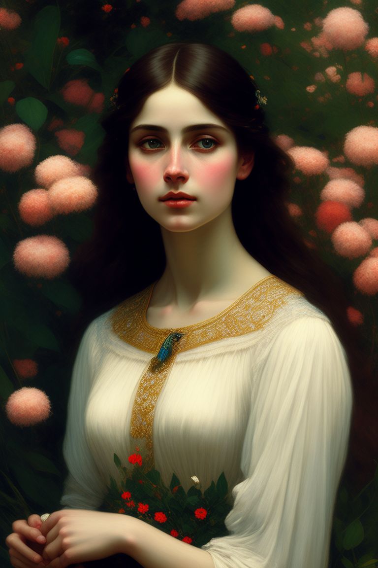 worldly-crow60: an Irish beauty maiden, natural green eyes, red