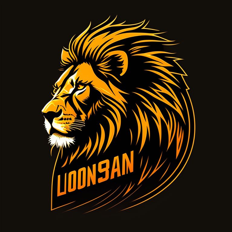 Lion Sports Shield Logo