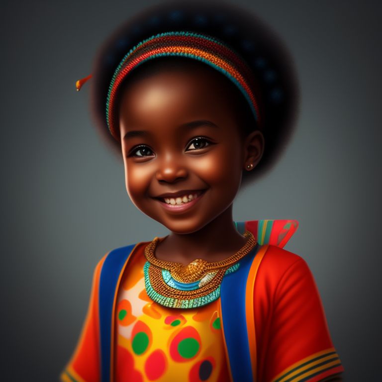 frigid-gnu657: african beautiful a little black girl with smile