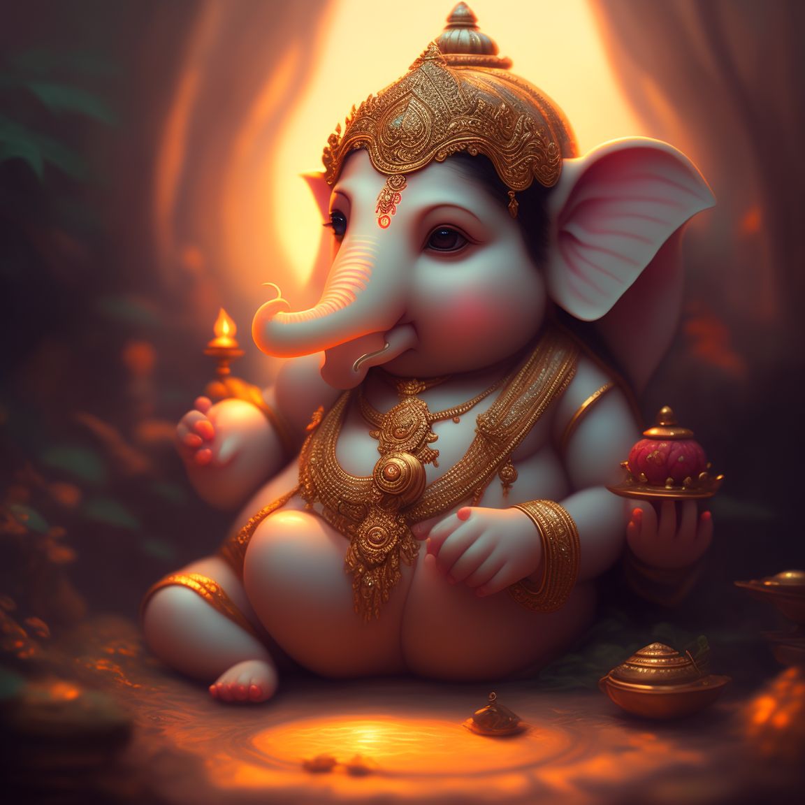 nutty-turtle988: Baby Lord Ganesh