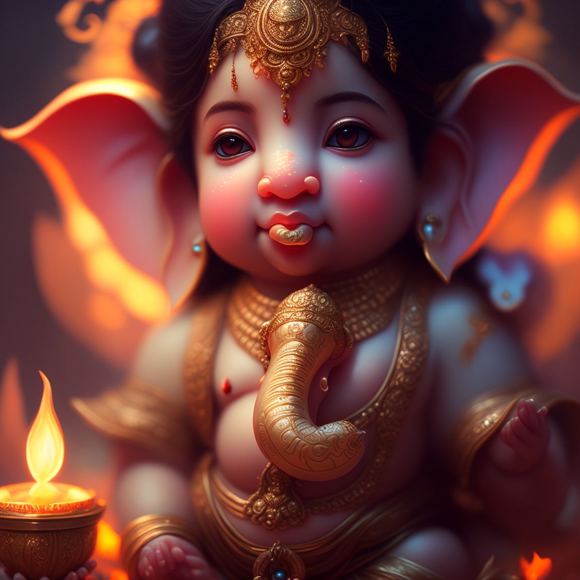 nutty-turtle988: Baby Lord Ganesh