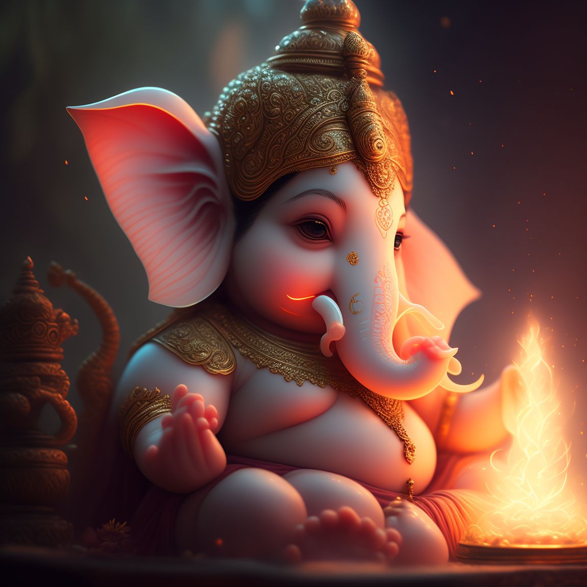 nutty-turtle988: Baby Lord Ganesh