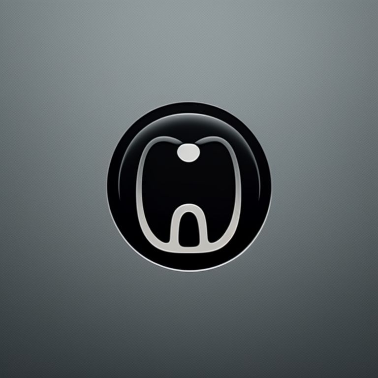 
Minimalist logo of a tooth