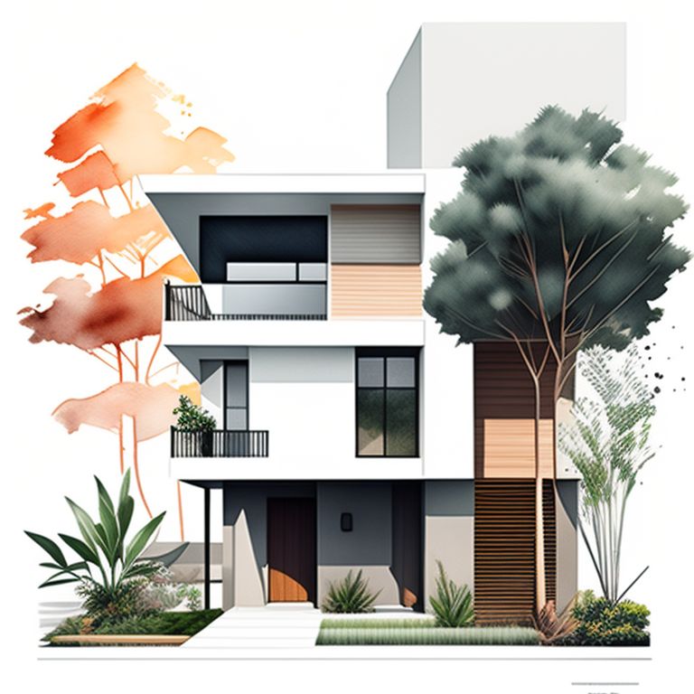 Dual-Lapwing319: Modern House, Plants, Trees, Good Looking