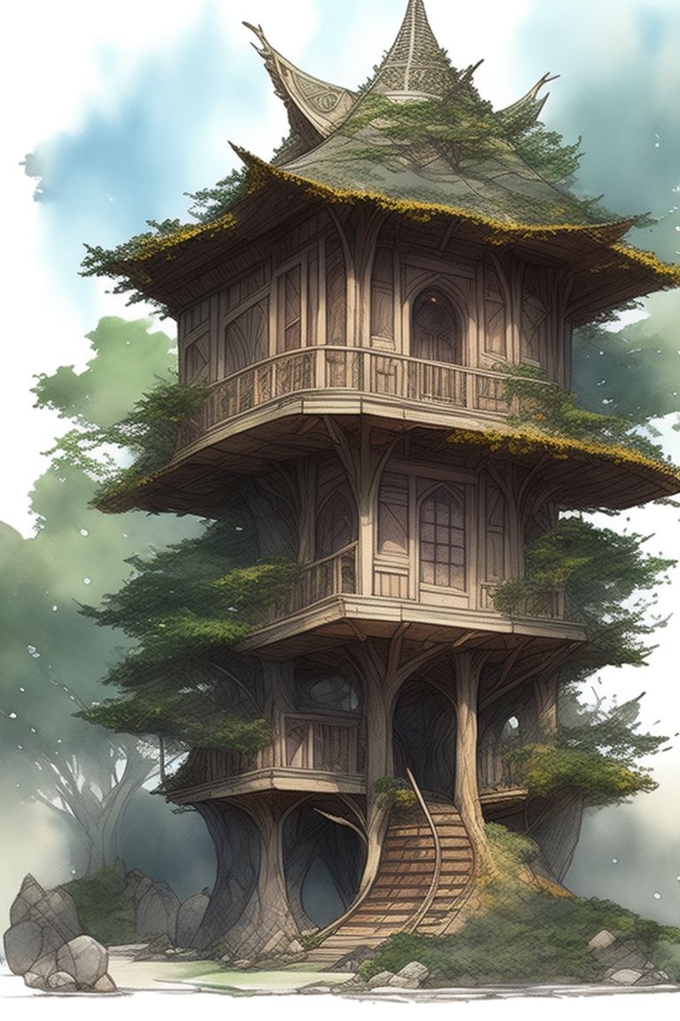 Wood Elven Architecture