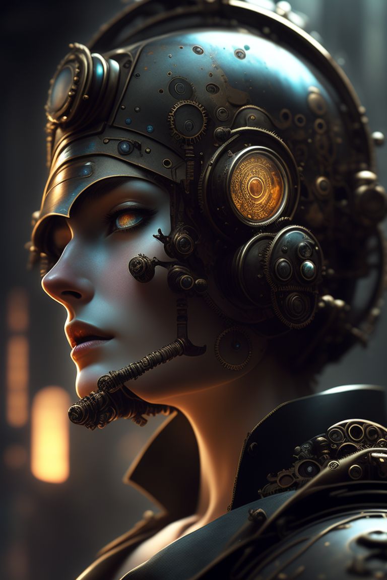 Ultra Realistic Steampunk Room Figure with Artificial Intelligence ·  Creative Fabrica