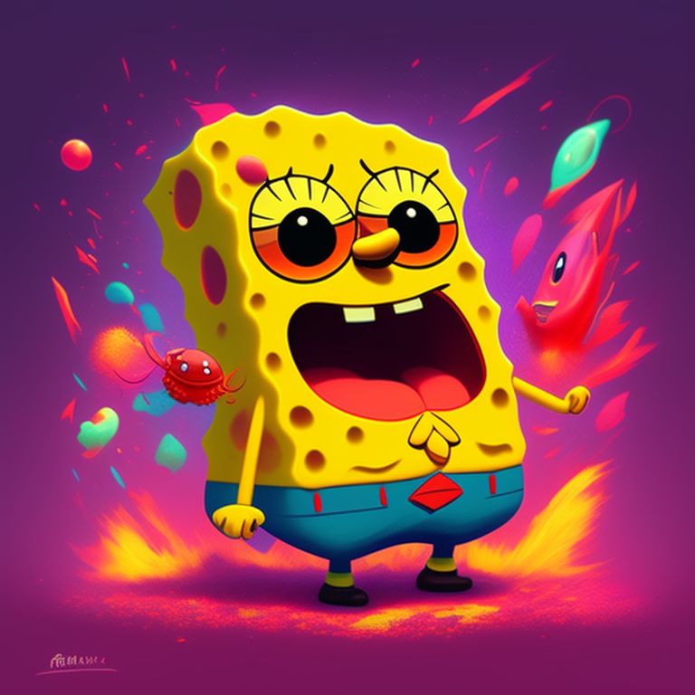 mad spongebob