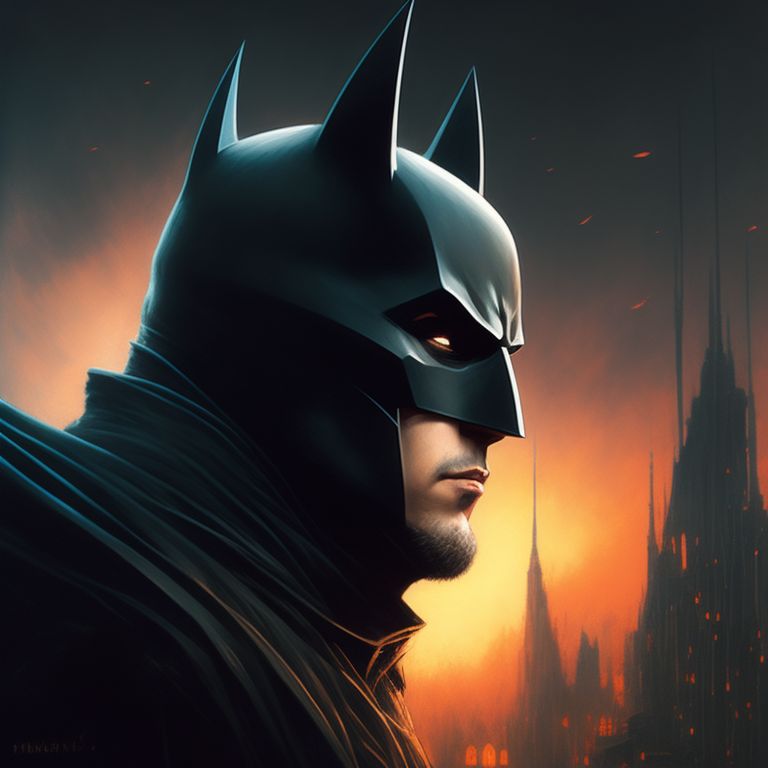Batman Fighting Crime Cartoon