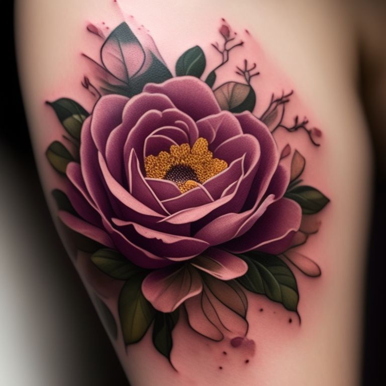 realistic rose tattoo tumblr