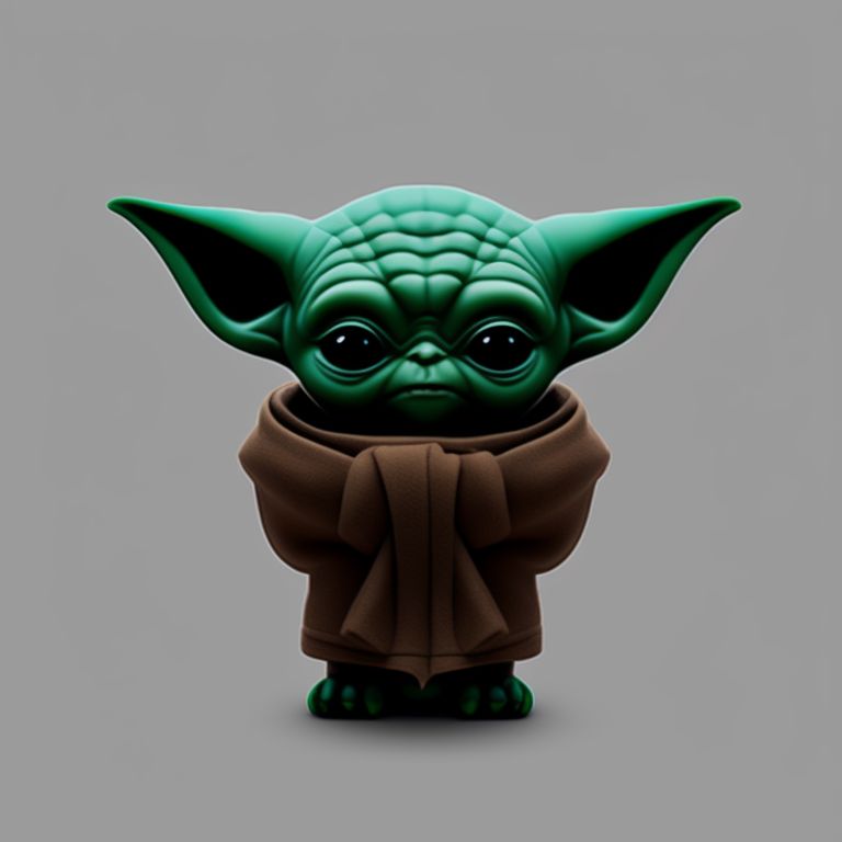 wiry-louse284: baby yoda only head clipart, layered, icons