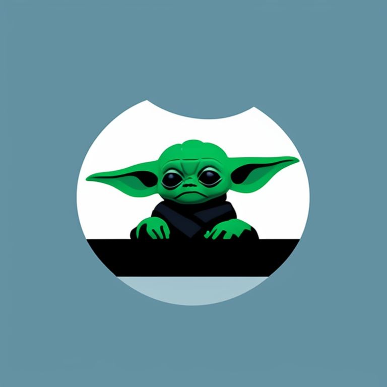 wiry-louse284: baby yoda only head clipart, layered, icons