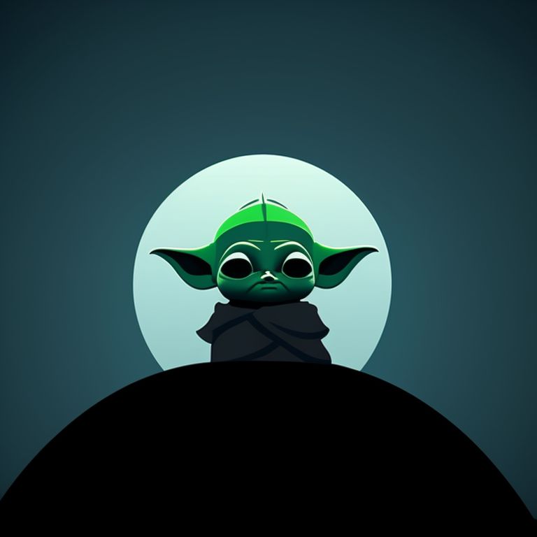 wiry-louse284: baby yoda only head clipart, layered, icons