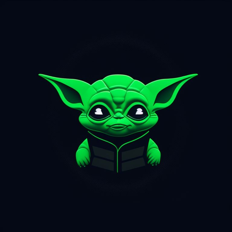 wiry-louse284: baby yoda only head clipart, layered, icons