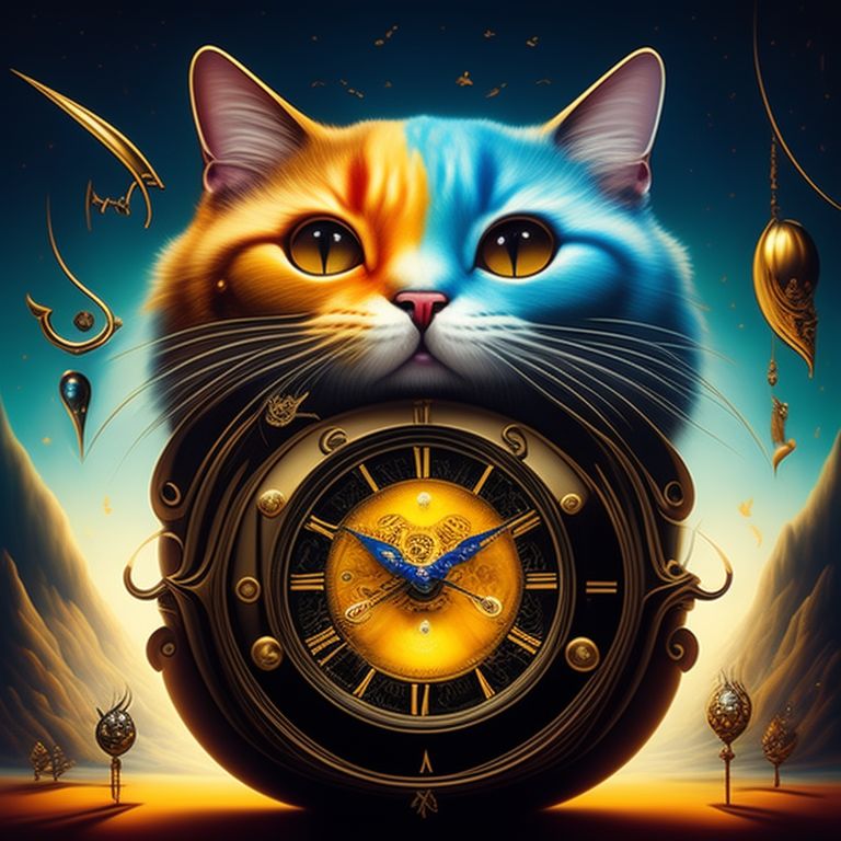 Salvador Dali Wallpaper Clock