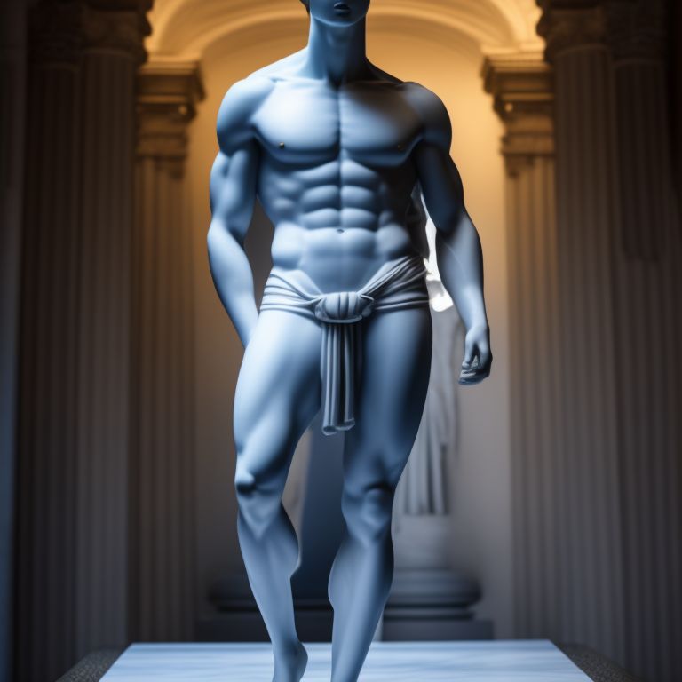 Young Man Underwear Neutral Pose 3D model