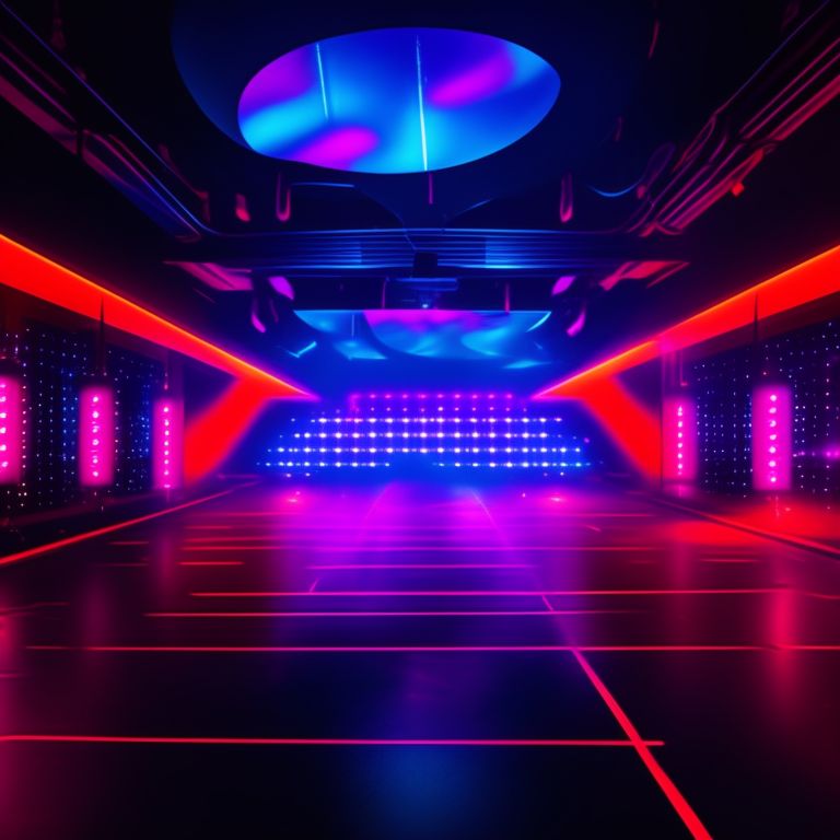 nightclub background red