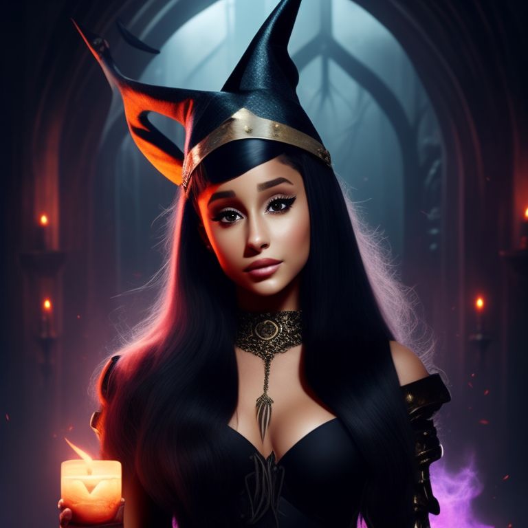 sane-rabbit382: Ariana Grande as aDungeons and Dragons sorceress